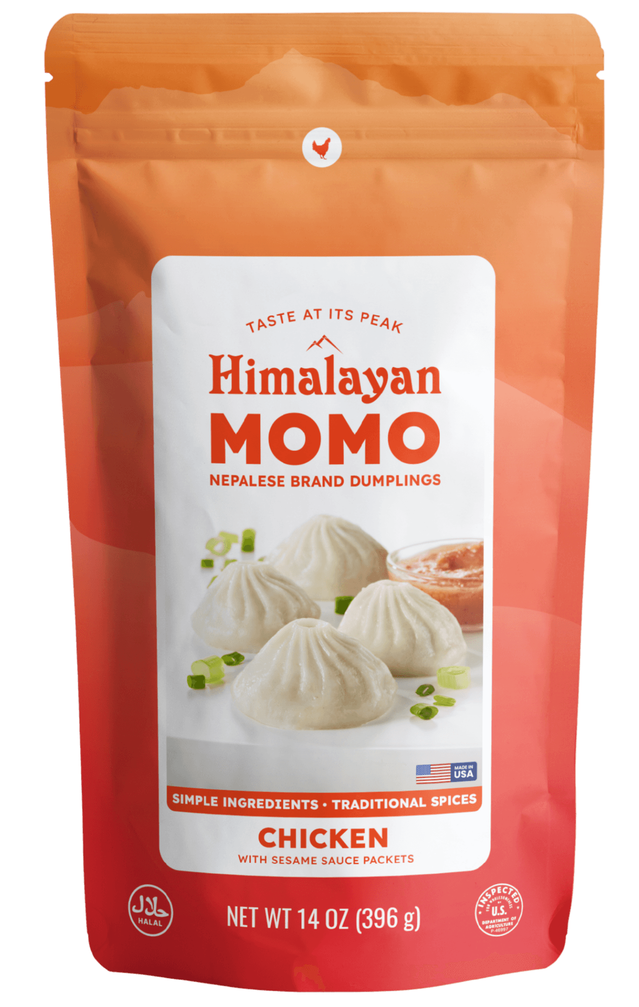 Chicken Momos packaging